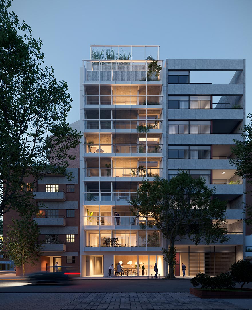 Imágen interior de un departamento de HC2P