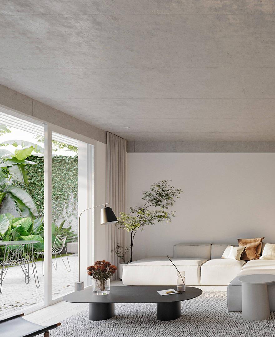 Imágen interior de un departamento de HC2P