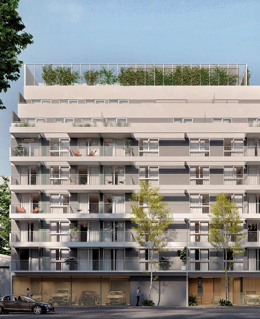 Imágen interior de un departamento de HC2P